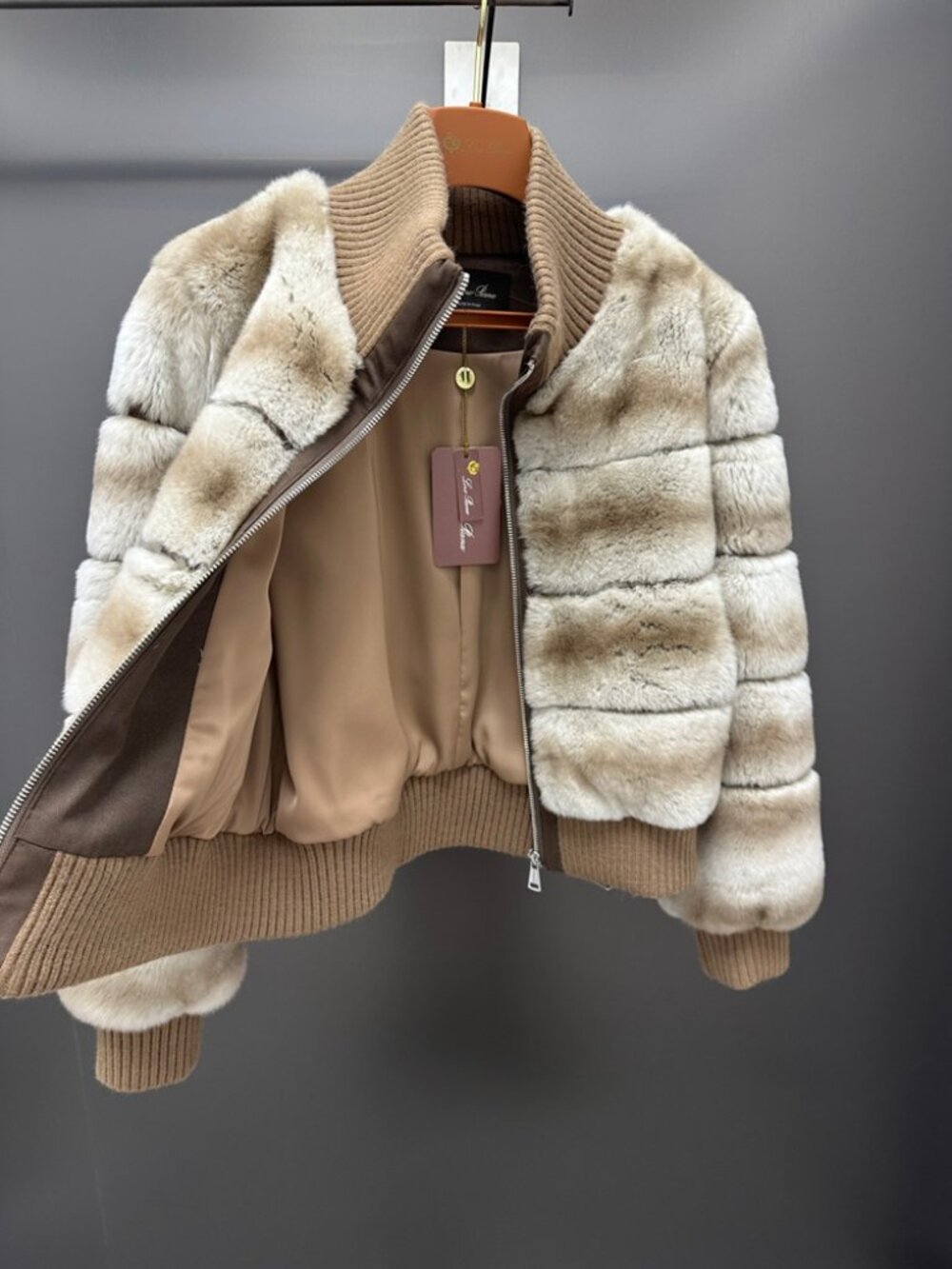 Loro Piana Rex Rabbit Fur Jacket - Picture 4 of 9